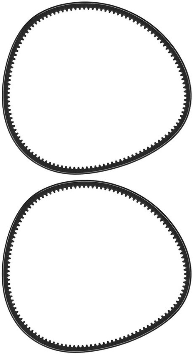 Sneeuwscooter V-riem - 2 Stuks - Vervangingsonderdeel - Compatibel met Viking MB 650/655 - Buitenlengte 813 mm - Hoogte 9,8 mm - Aandrijfsnaar
