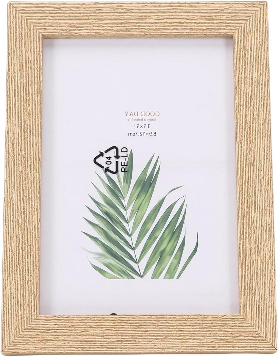 Huisdier Pootafdruk Set - Herinneringsframe Huisdier - Herinneringen Vastleggen - Inclusief Stempelkussen - 15x11 cm - Houtkleur