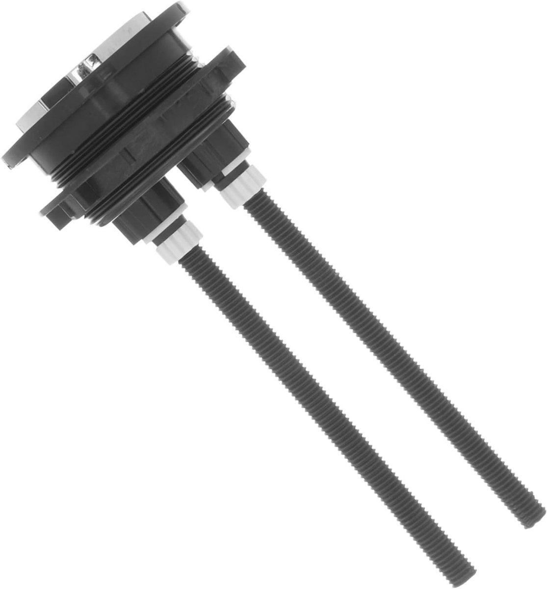 Toilet Spoelknop - Doorspoelknop Drukknop - Toilet Reparatie - Dubbel Druksysteem - 6 x 6 x 6 cm - Wit