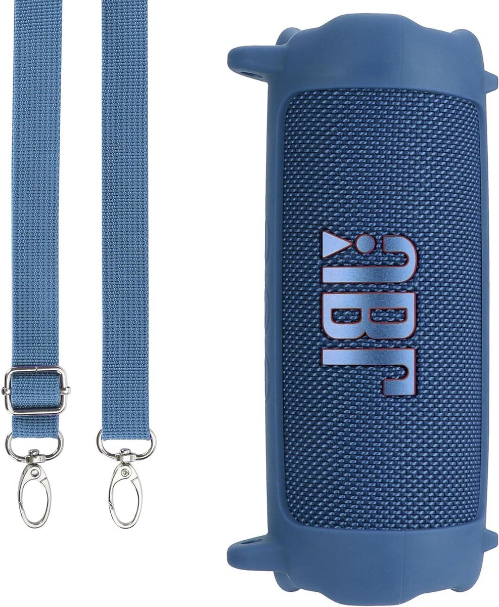 Beschermhoes Siliconen - Speaker Cover - Draagbare Muziek - Op Maat Gemaakt - 7 x 17 x 65 cm - Blauw