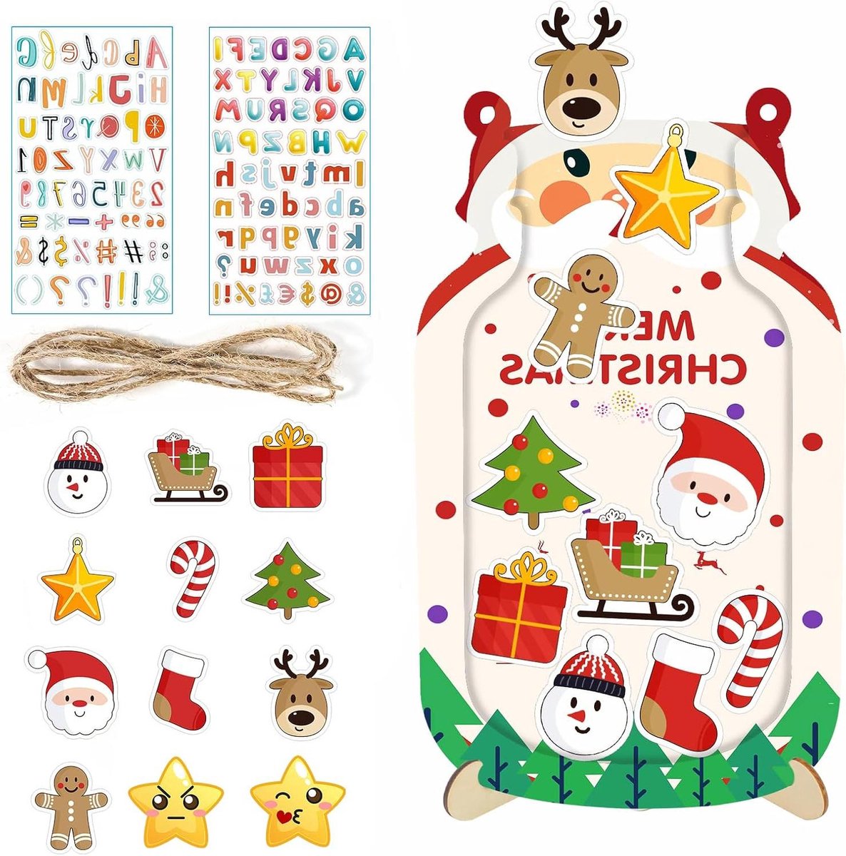 Beloningspot Kinderen - Gedrags pot - Positief Gedrag - DIY Ontwerp - 2479 cm - Kerstmis