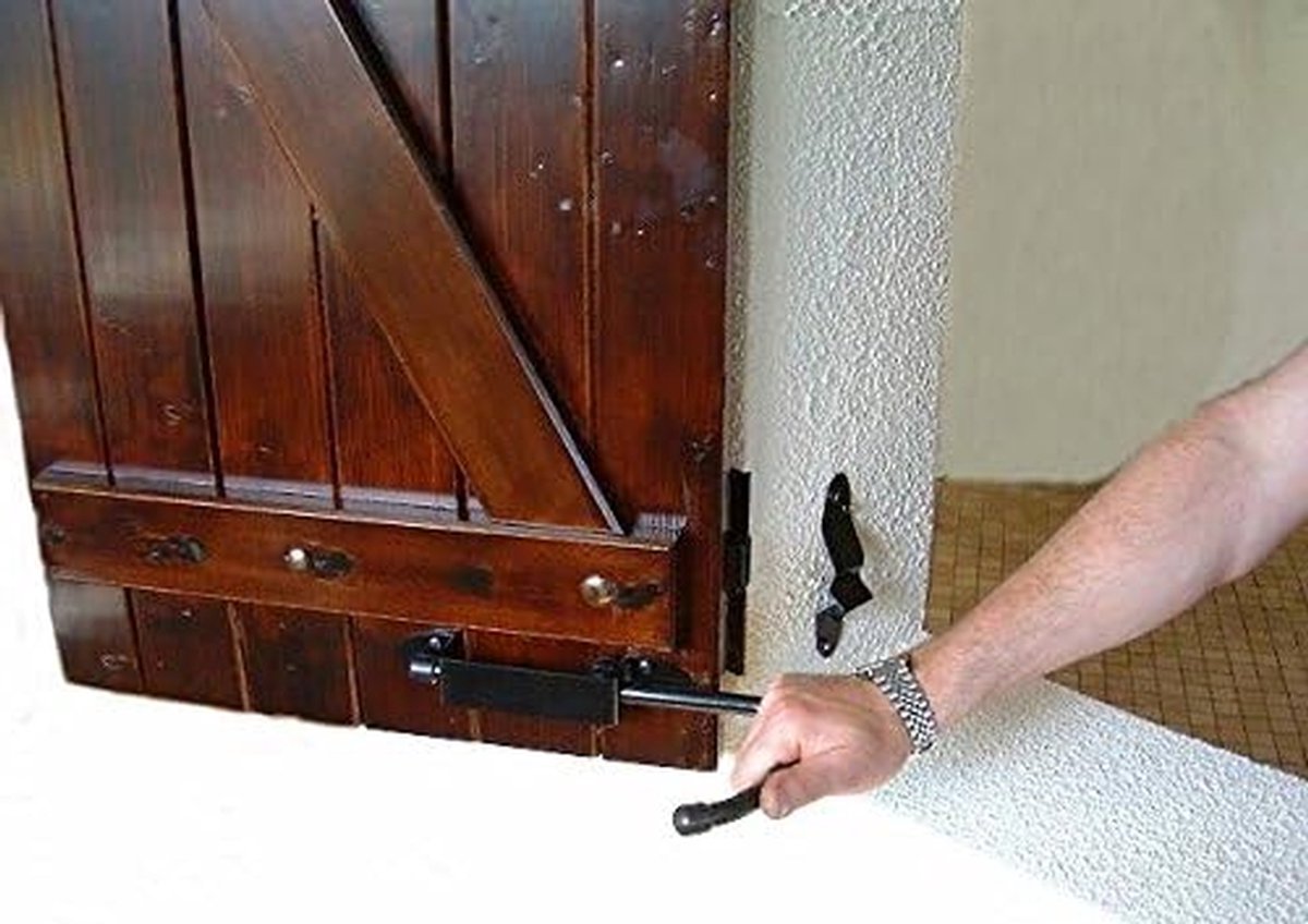 Raam Stopper - Hatch Stopper - Raam Beveiligen - Epoxy Hars - 152 400 - Zwart