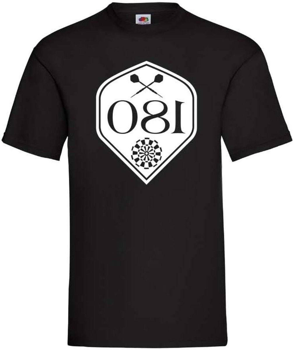 Dart T-Shirt - Kleding Heren - Sportkleding Dragen - Dartbord Design - Herendames - Wit