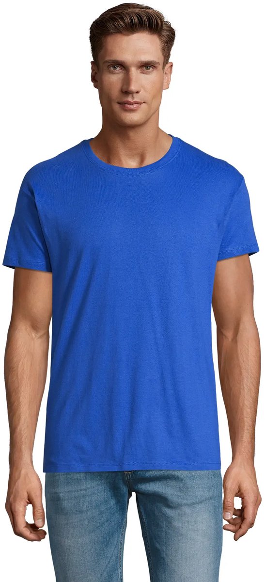 SOL'S Unisex Round-neck Tee-Shirt Titan L04728 - Royal Blue 666 - M