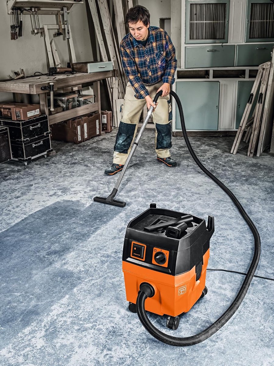 Vliesfilterzakken - Stofzuigerzakken Filterzakken - Stofzuigen - Scheurvast vliesmateriaal - 25 Liter - Oranje