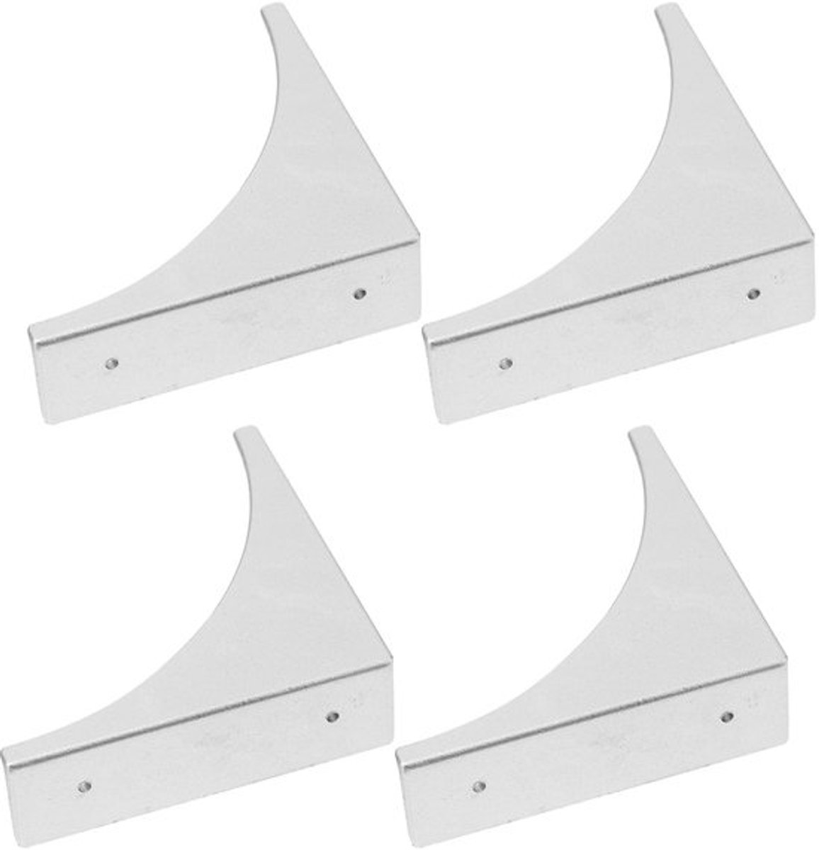 Meubelafdekking Zilver - Hoekbescherming - Hoekbeschermers - Meubelbescherming - Veiligheidsmeubels - 4 Stuks