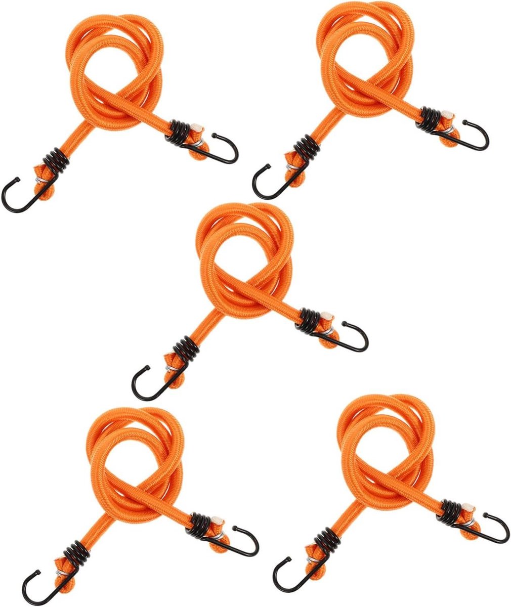 Spanbanden Set - Lading Zekeren - Transport Goederen - Hoge Sterkte Rubber - 80x3CM - Multicolor