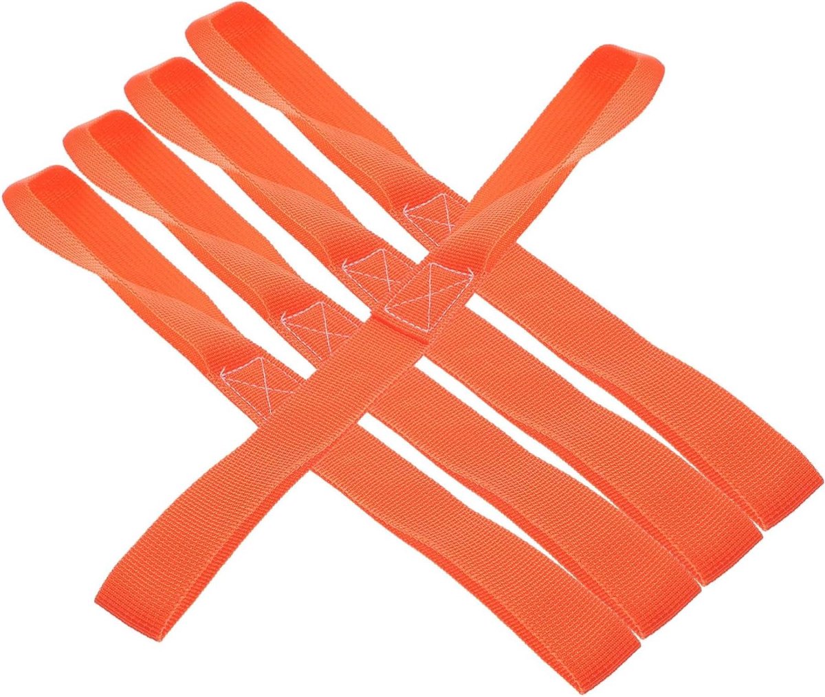 Motorbanden Spanbanden - Bagagebanden Lading - Vervoer Vastzetten - Antislip Textuur - 30.5 cm - Oranje