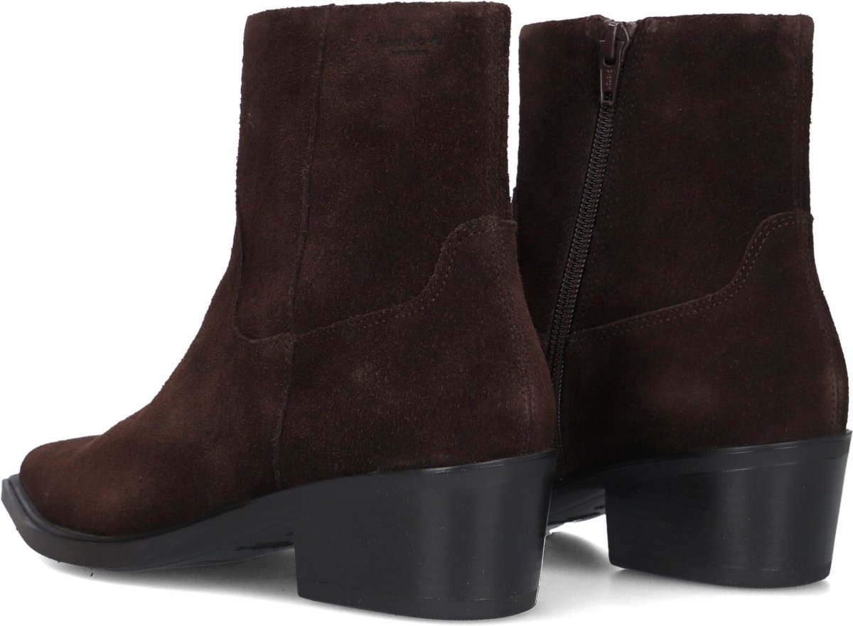 Vagabond Shoemakers Kelsey Enkellaarsjes - Enkelboots met rits - Dames - Bruin - Maat 42