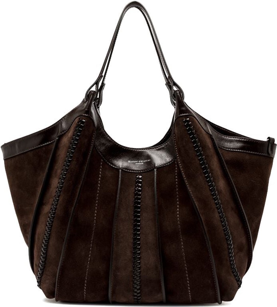 Gianni Chiarini Dua Schoudertassen Dames - Bruin - Maat ONESIZE