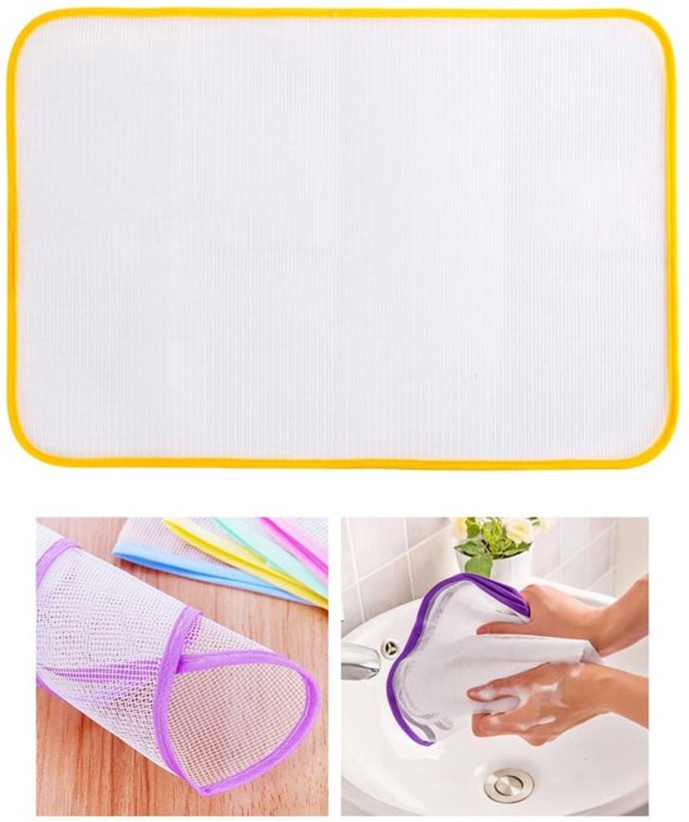 Strijkdoek 2 Stuks - Hittebestendig Mesh - Beschermend Strijkaccessoire - 40x60 cm - Delicaat Zoomontwerp - Eenvoudig in Gebruik - Strijkkussen