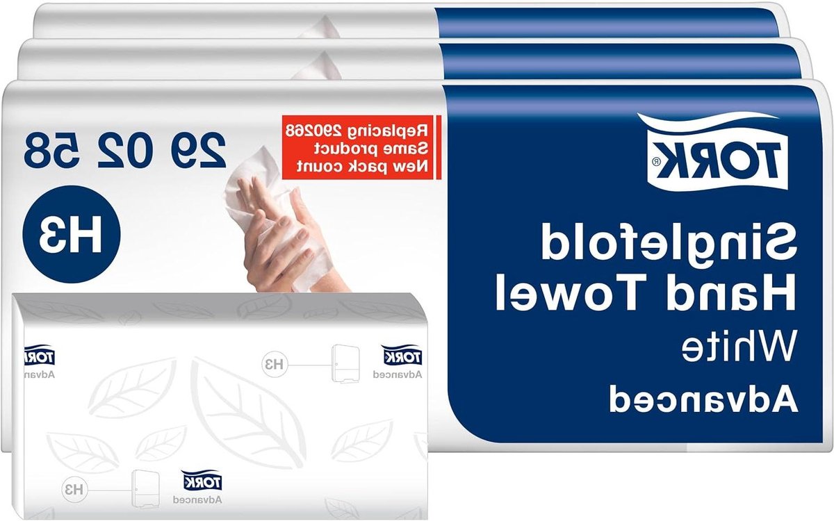 Papieren Handdoeken - Vouwdoeken - Hygiënisch handen drogen - Tear-resistant - 5 x 250 stuks - Wit
