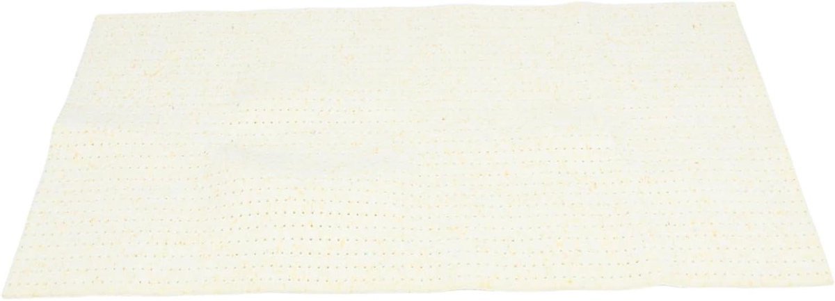 Strijkplank Sponsmat - Persmat Isolatiemat - Strijken Kleding - Geperforeerde Isolatie - 130x70 cm - Beige