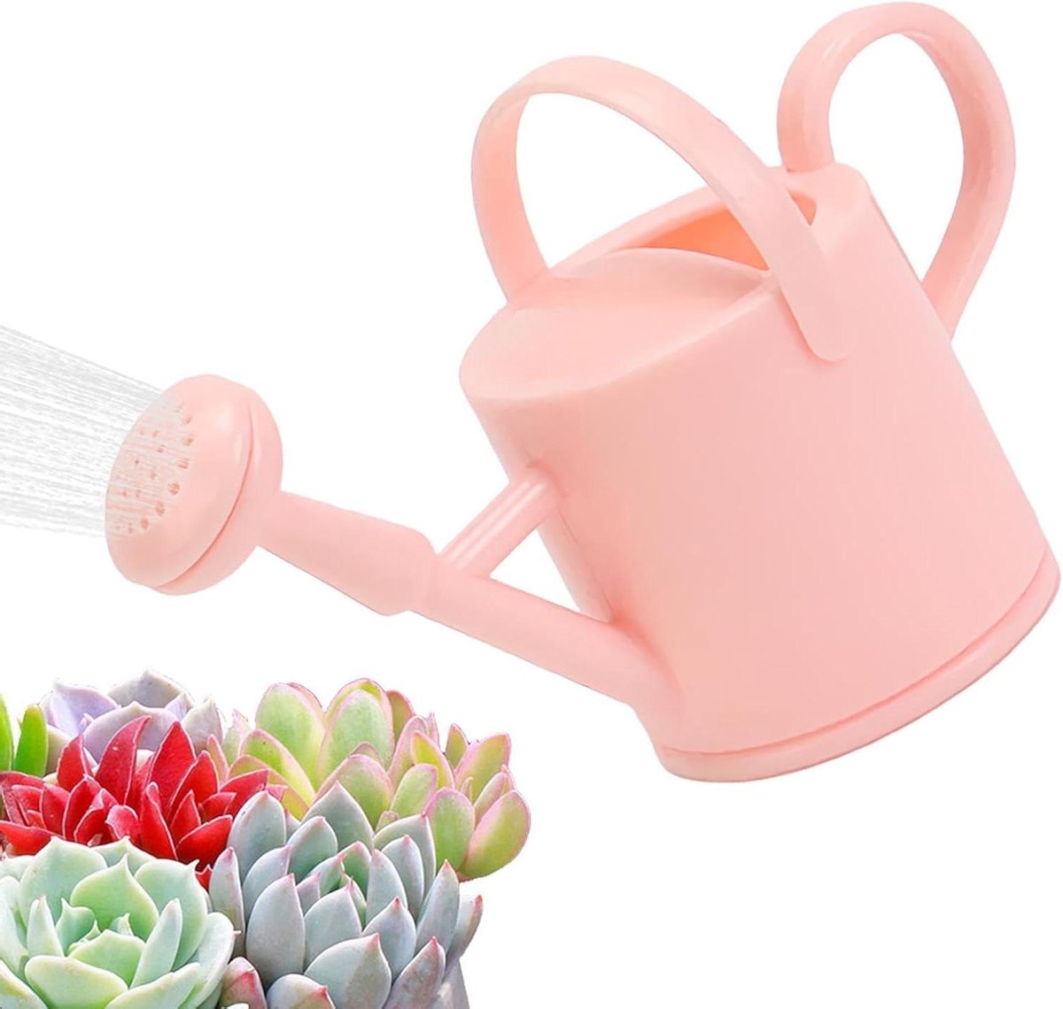 Kinder Gieter - Waterkoker Pot - Buiten Tuinieren - Flexibele Waterafvoer - 21 cm - Roze