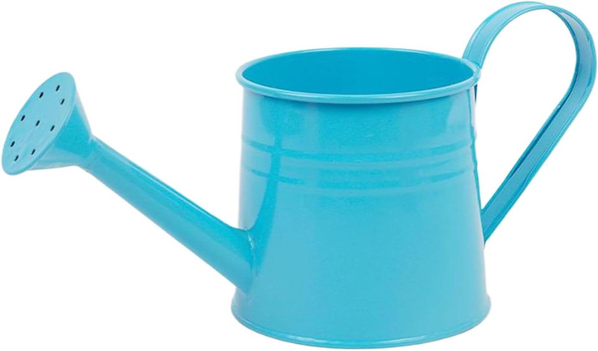Metalen Gieter - Waterblikje Planten - Planten Water Geven - Lange Nauwe Tuit - 1 Liter - Blauw