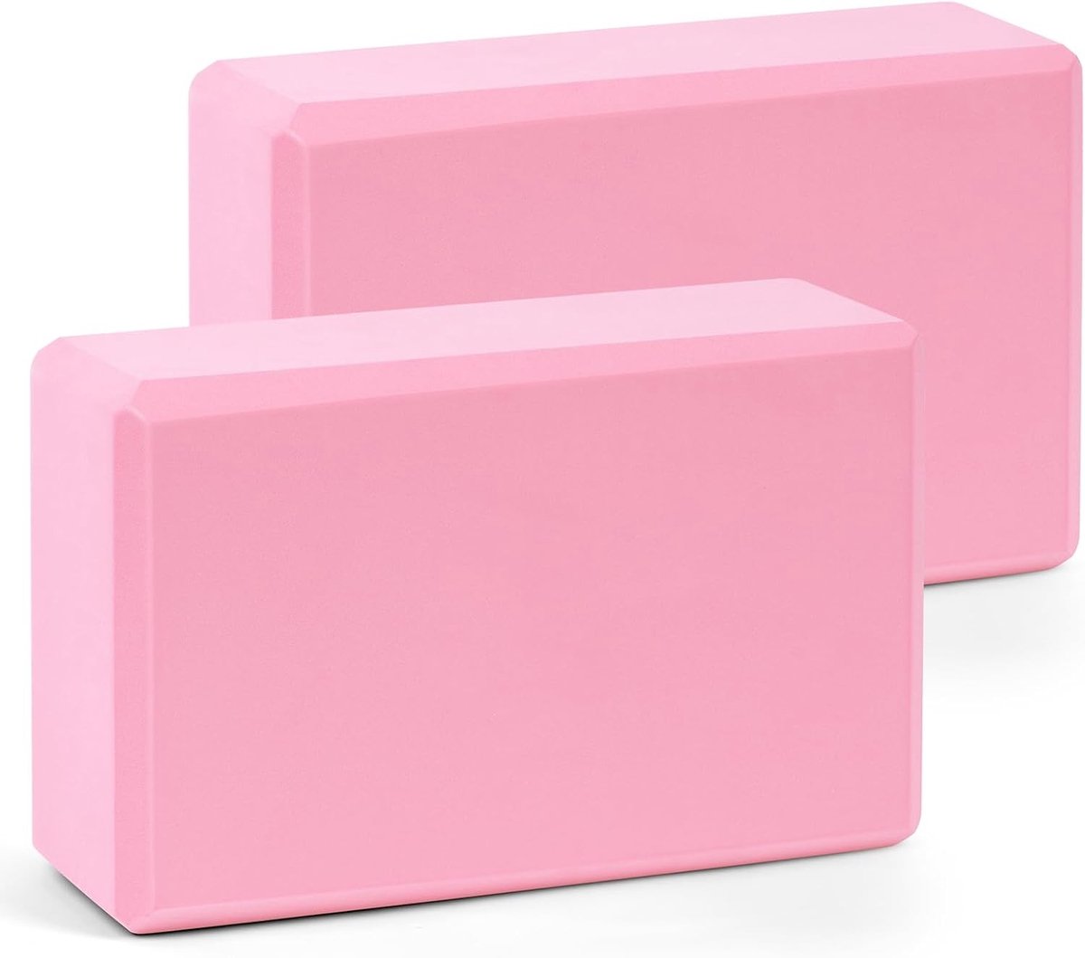 Set van 2 Yoga Blokken - Lichtgewicht EVA Schuim, Antislip, Ideaal voor Yoga, Pilates en Thuis Oefeningen