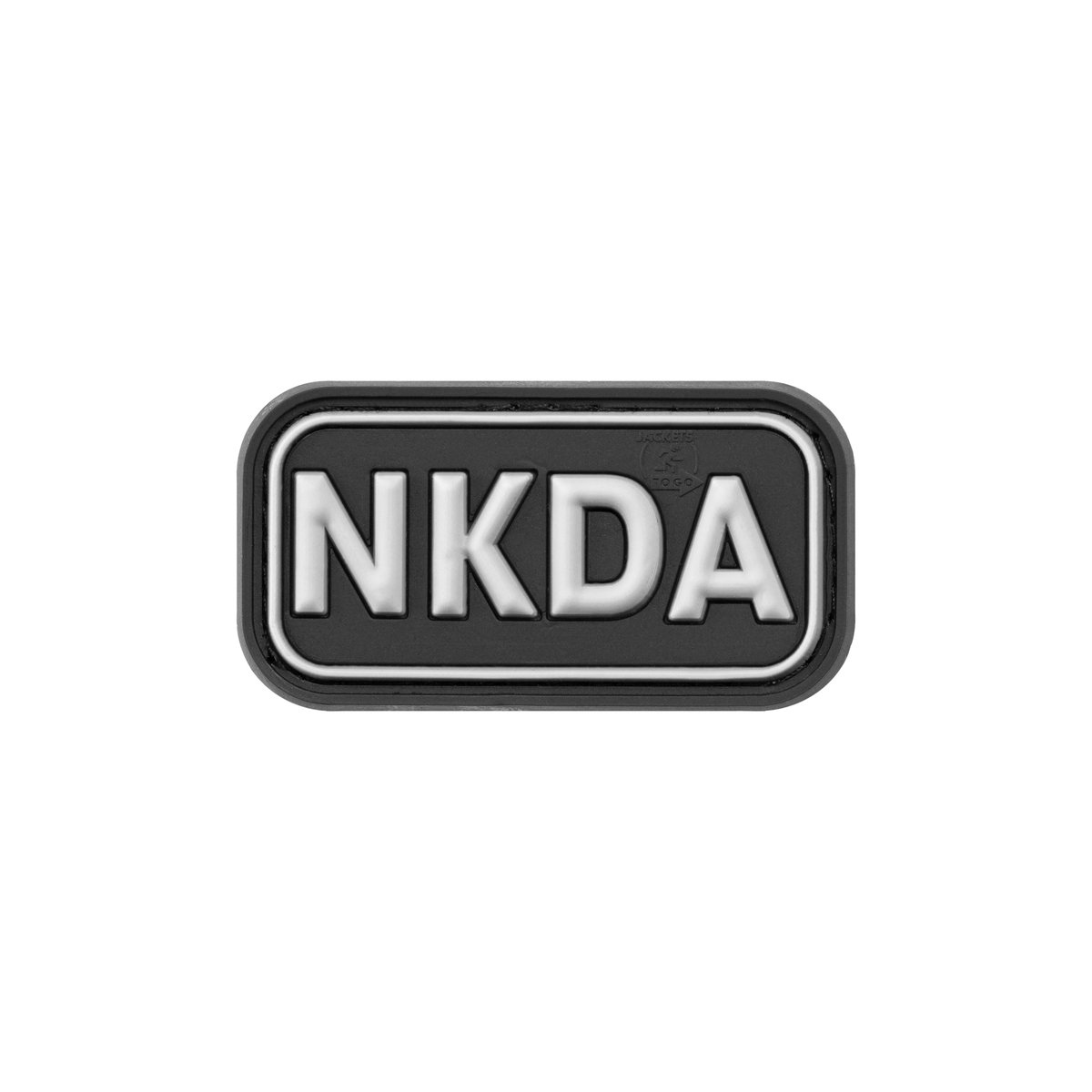 Rubberen badge JTG NKDA