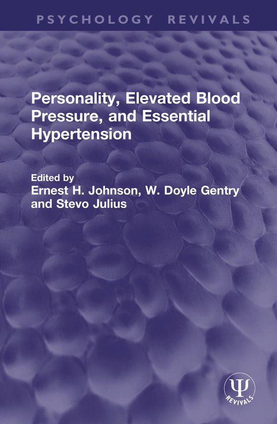 Psychology Revivals- Personality, Elevated Blood Pressure, a ... - cover