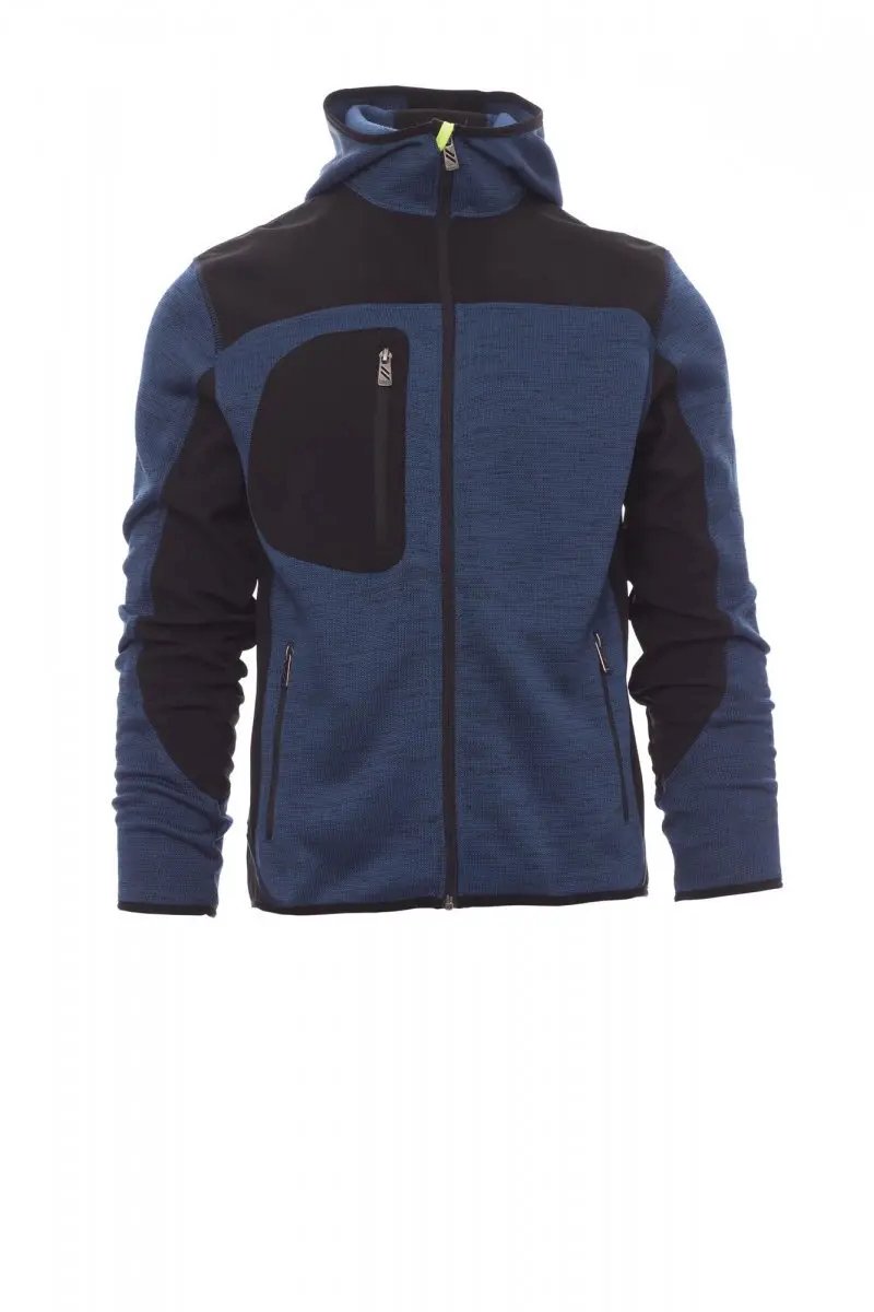 Payper Trip - melange blue/black-fluorescent yellow - M