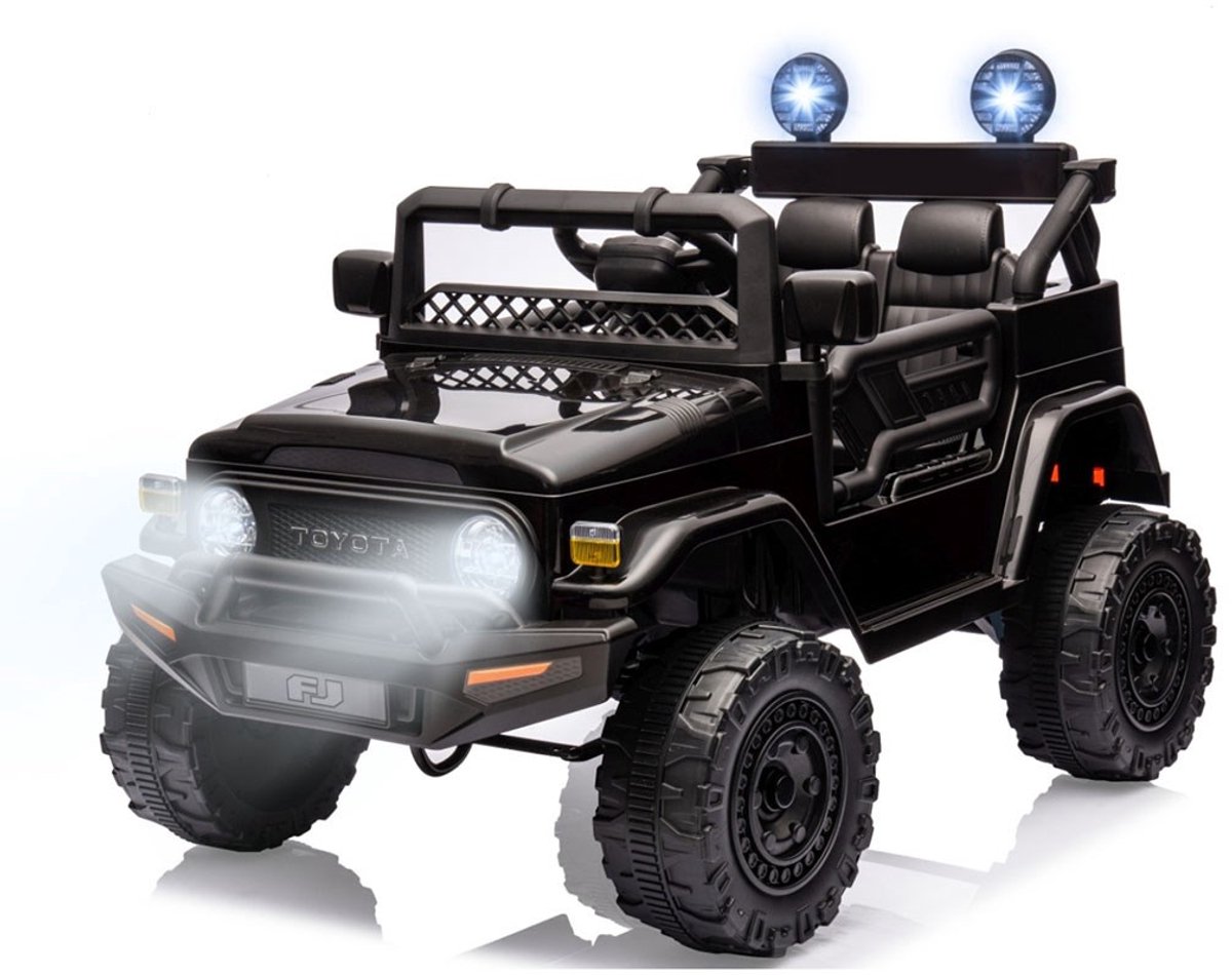Milly Mally Toyota FJ Cruiser accuvoertuig 12V Kinderauto Zwart