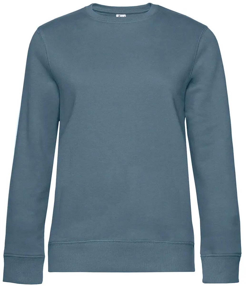 Dames sweatshirt met ronde hals B&C Queen