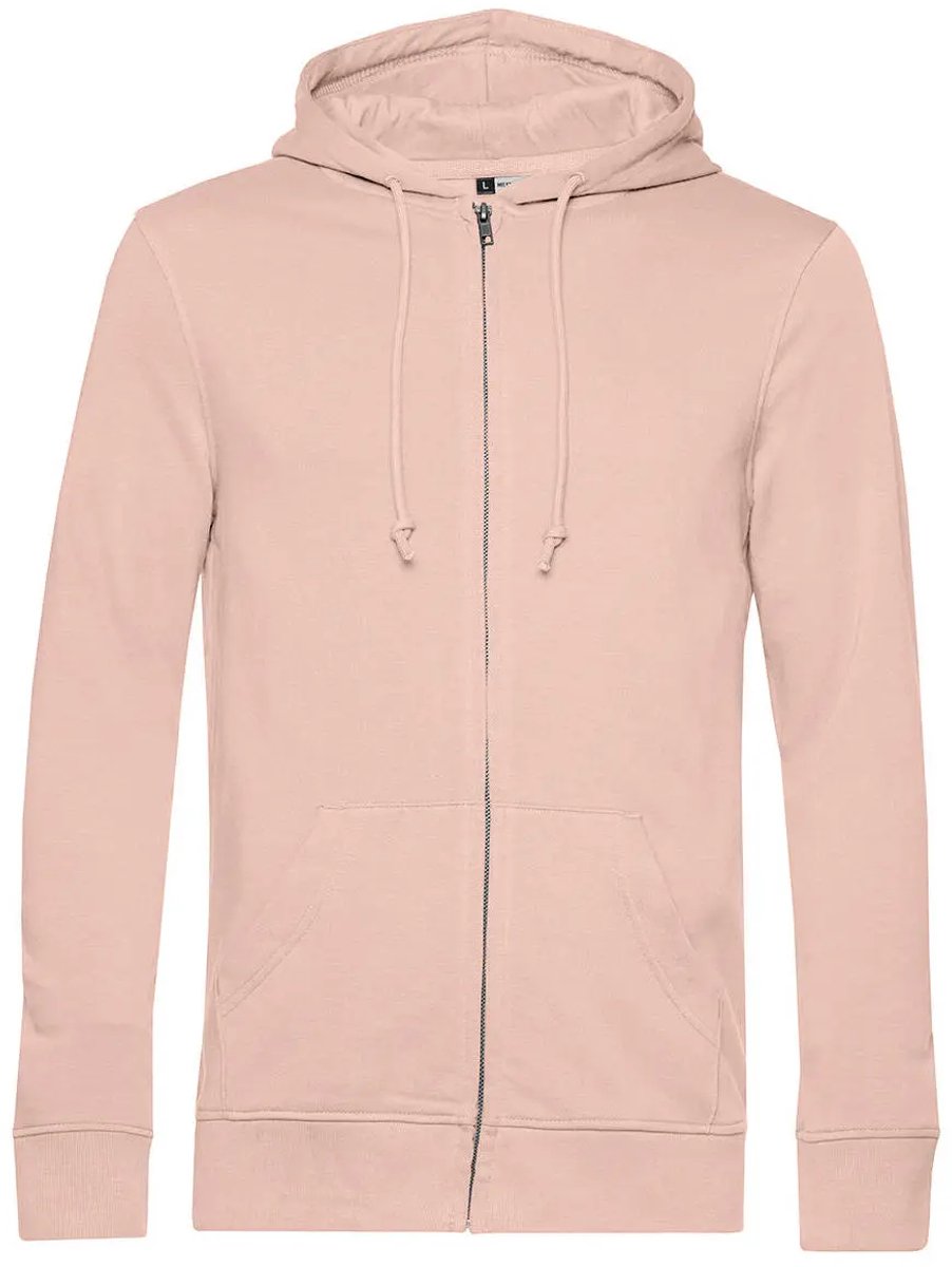 Hooded sweatshirt met rits B&C Organic