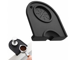 Tomec® Tampermat Zwart – Tampingmat voor Espressomachine, Tamper en Thuisbarista