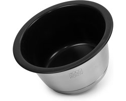 Melkpan Roestvrij Staal - Kookpan Klein - Warme Dranken Maken - Stapelbaar Ontwerp - 16 cm Diameter - Chroom