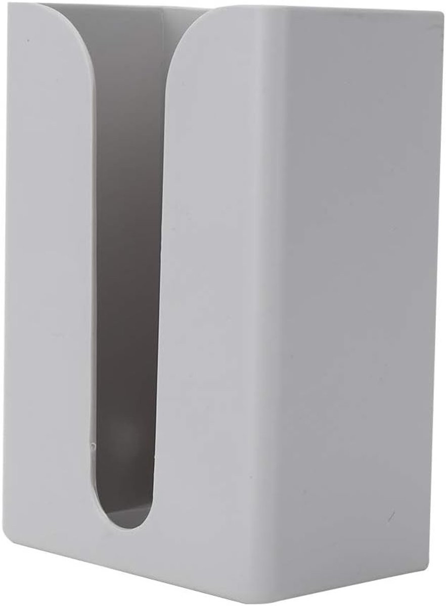 Tissue Box Wandhouder van ABS Kunststof, Paper Towel Dispenser zonder Boren, 14 x 8 x 19 cm, Geschikt voor Keuken, Badkamer en Toilet, Ruimtebesparend en Modern Design