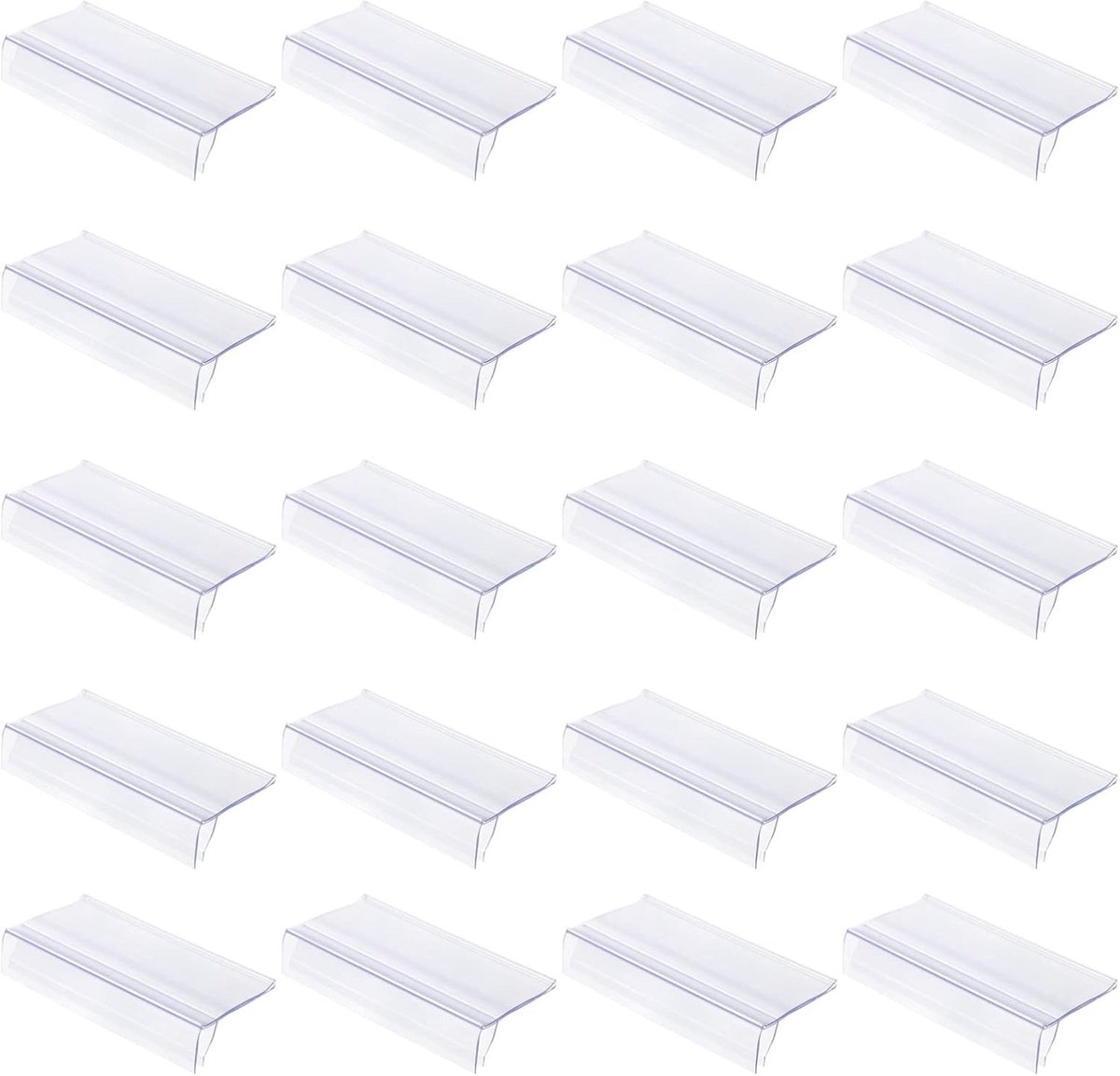 Duidelijke Prijslabels Houder - 30 Stuks Plastic Retail Prijslabel Houder voor Supermarkten - Ideaal voor Wire Rack en Prijskaartjes