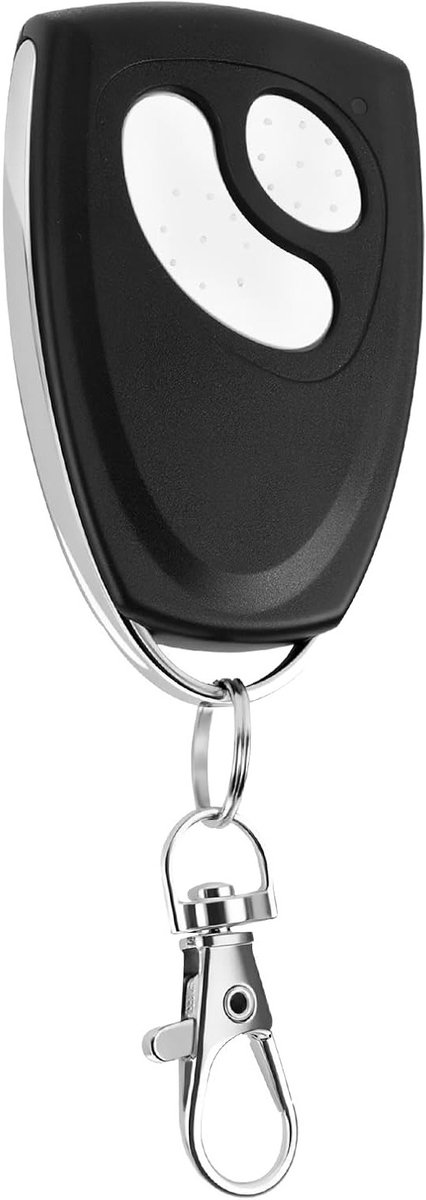 Vervangende Handzender voor Garage Deuropeners, Afstandsbediening voor HOMEPILOT, 433.9 MHz, 2 Kanalen, Compatibel met RolloPort S1, S2, SX5, Slimme Besturing en Gemak