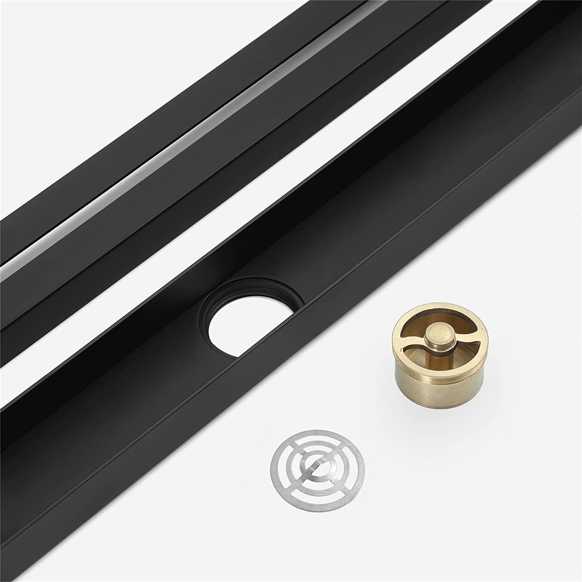 Vloerafvoer - Douchegoot - Snel Water Afvoeren - Anti-geur Kern - 60 cm - Grijs