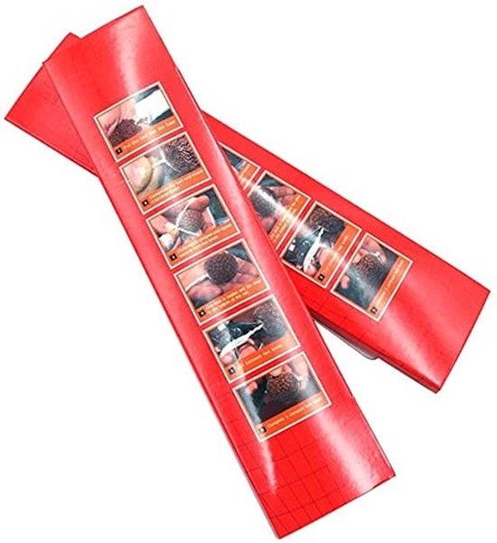 Cosensi- PVA-net 5 meter - navulverpakking 2 stuks - speciaal nestnet voor aas - micro mesh constructie - wateroplosbaar - breedte 44 mm - Vissersnet van Cosensi — afbeelding 5