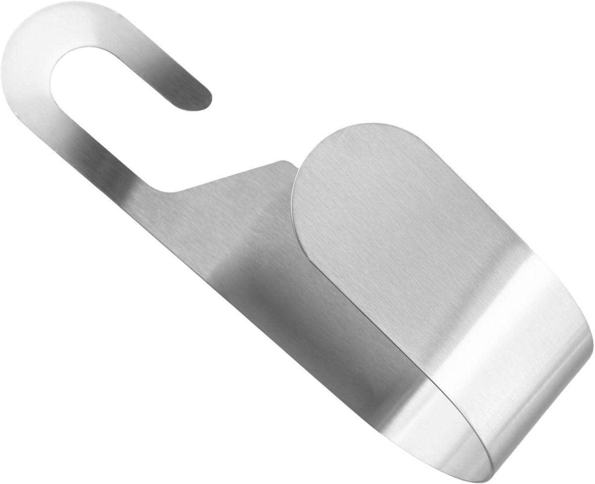 Tuinslanghouder - Slangbeugel - Slangen Opbergen - Roestvrij Staal - 25 x 10 cm - Zilverkleurig