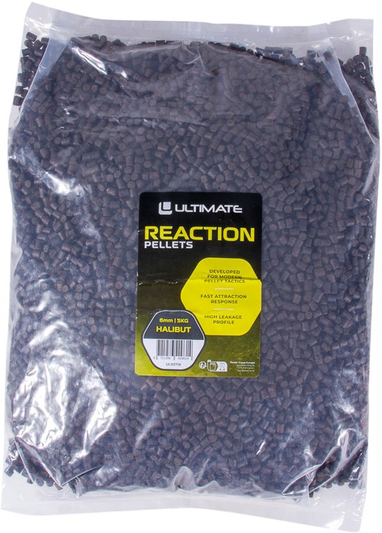 Ultimate Reaction Pellets Halibut 2mm (5kg) - Vispellets van Ultimate — afbeelding 5
