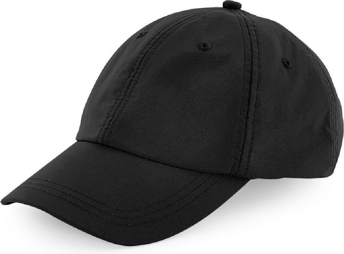 Okado Baseball Cap Zwart – 6-Panel Katoenen Pet met Klittenbandsluiting, One Size