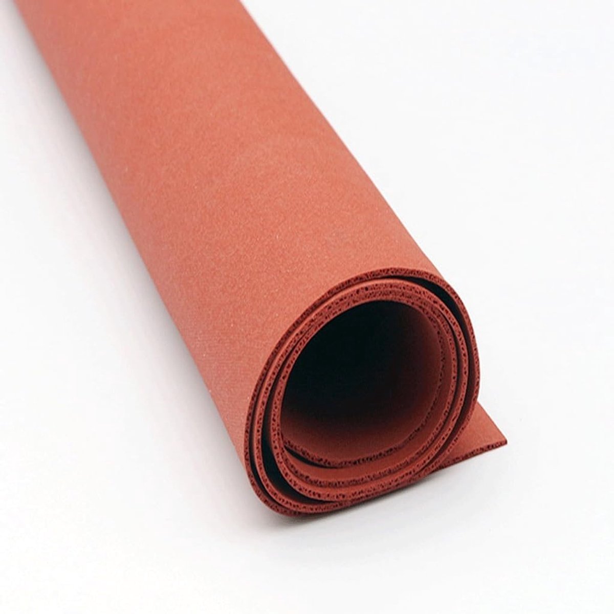 Schuim Isolatieblad - Siliconen Rubber - Dichten en Isoleren - Hoge Temperatuurbestendig - 280 X 150mm - Rood