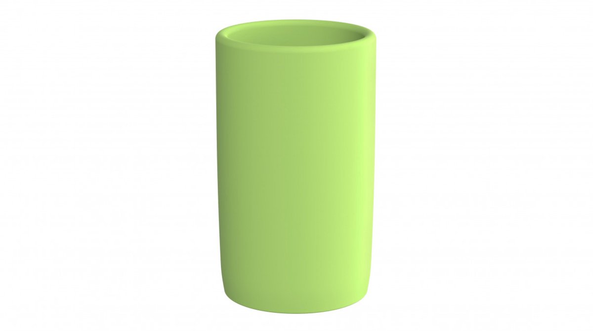 EISL Keramische Beker Mat Appelgroen–Moderne Tandenborstelbeker 110mm voor Badkamer en Toilet