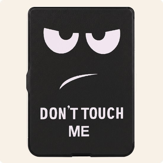 Hoesje Geschikt voor Kobo Nia Hoes Book Case Trifold - Hoes Geschikt voor Kobo Nia Hoesje Book Cover - Don't Touch Me van Hoesje  — afbeelding 5