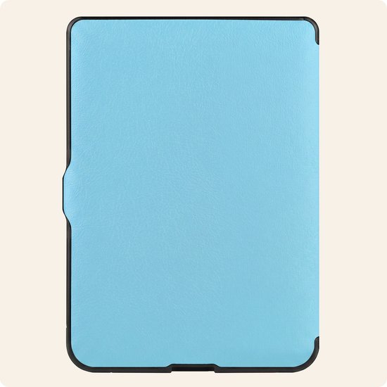Hoesje Geschikt voor Kobo Nia Hoes Book Case Trifold - Hoes Geschikt voor Kobo Nia Hoesje Book Cover - Lichtblauw van Hoesje  — afbeelding 5