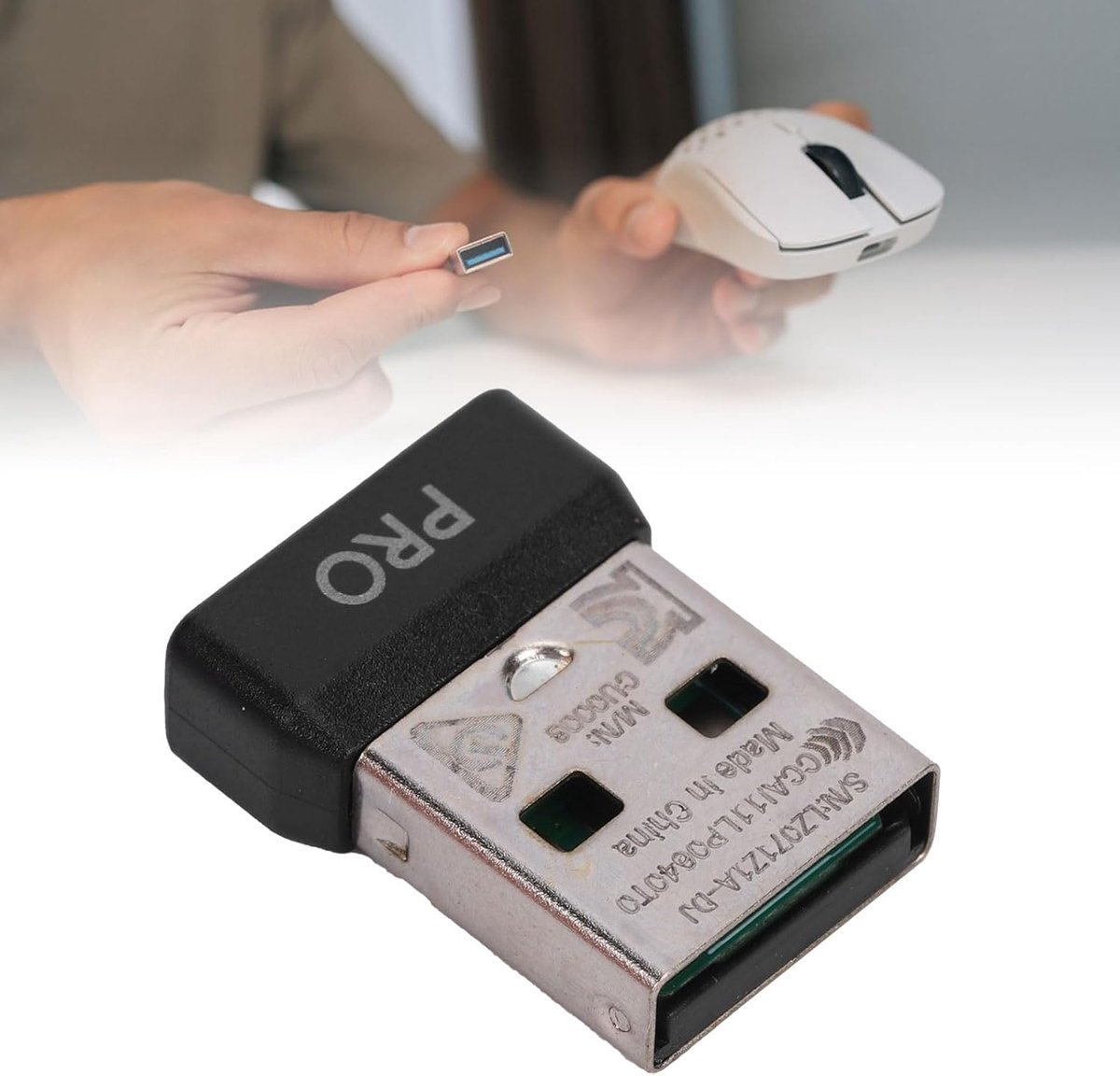 Muis Dongle Adapter - USB Ontvanger Dongle Vervanging - Draadloos Gamen - Snel Koppelen met G HUB