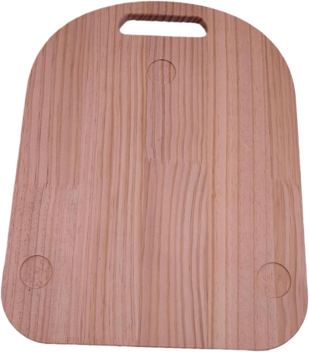Keukenmachine glijmat - Apparaat slider - Gemakkelijk verplaatsen - Werkblad bescherming - 41 cm diameter - Houtkleur