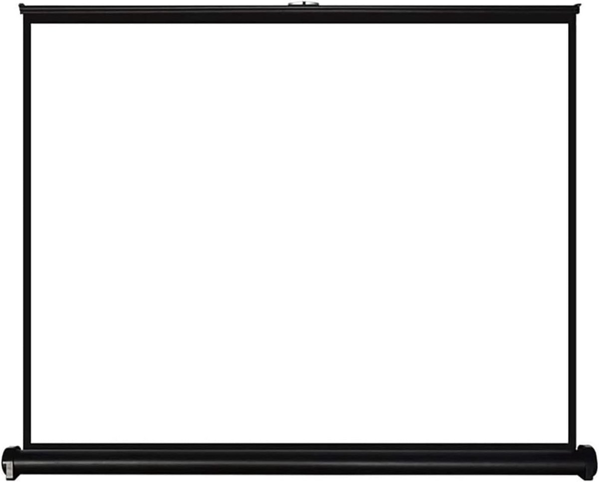 Projectiescherm Bureau - Filmscherm Binnen Buiten - Presentaties Kantoor Films - Zwart Rand Contrast - 50 inch 16:9 - Wit