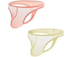 Dailygoods- Jockstrap met 3D-zak - Heren Tanga-ondergoed - Mesh Design - Transparant - Comfortabel - Ademend Materiaal