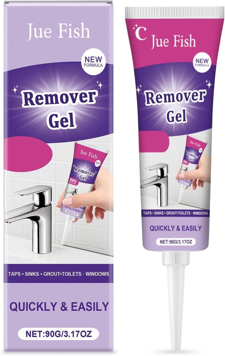 Tegelvoegreinigingsgel - voor Badkamer- en Keukentegels - Wit - 90G