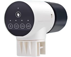 Automatische Visvoeder - Voerautomaat Aquarium - Vis Voeren - Stille Werking - 200ml Capaciteit - Zwart