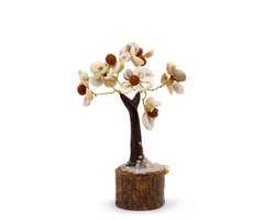 Med Gomati Chakra Cirkel Steen Bomen met Rudraksha - (45 stenen)