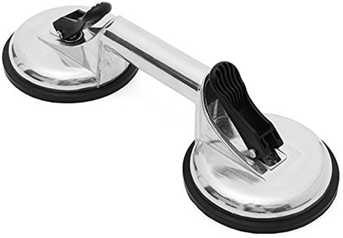Zuignap Gereedschap - Til Hulp - Glas Verplaatsen - Aluminiumlegering - 1 Stuks - Zilver