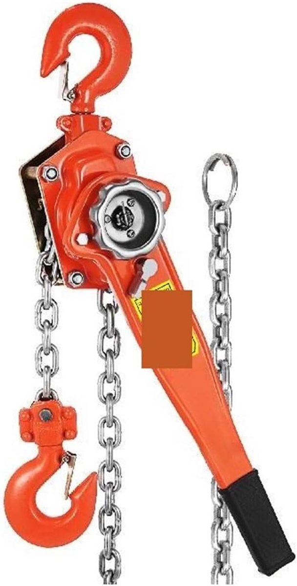 Kettingtakel - Handlier Hefboom - Goederen Hijsen - Duurzame Constructie - 3T Hefvermogen - Zilver