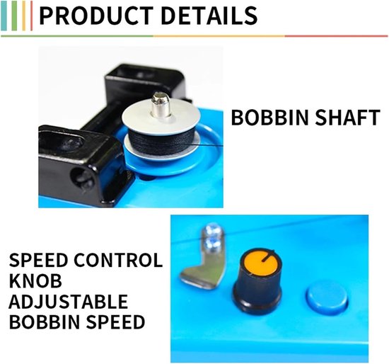 Automatische Wikkelmachine - Spoelopwinder Elektronica - Motoren Spoelen - Verstelbare Snelheid - 18x7x7cm - Universeel — afbeelding 2